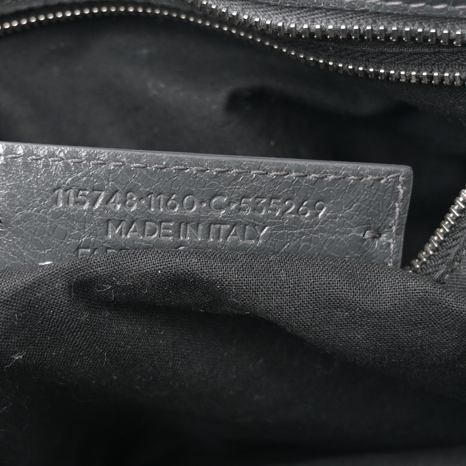 Balenciaga Agneau Classic Silver Hardware City Gris Fossile 8 of 11