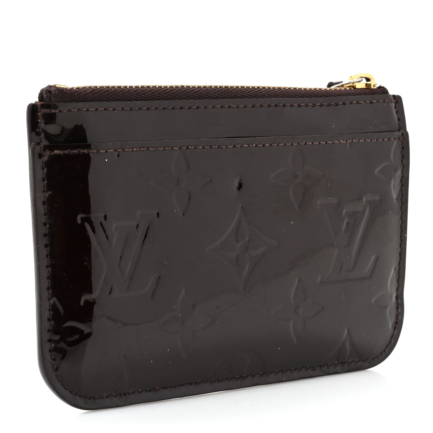 Louis Vuitton Vernis Key Pouch NM Amarante 3 of 12