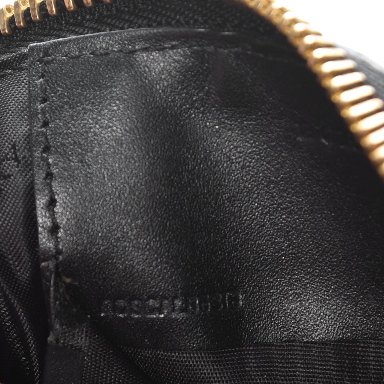 Burberry Signature Grain Calfskin Check Embossed Peyton Crossbody Clutch Bag Black 7 of 11