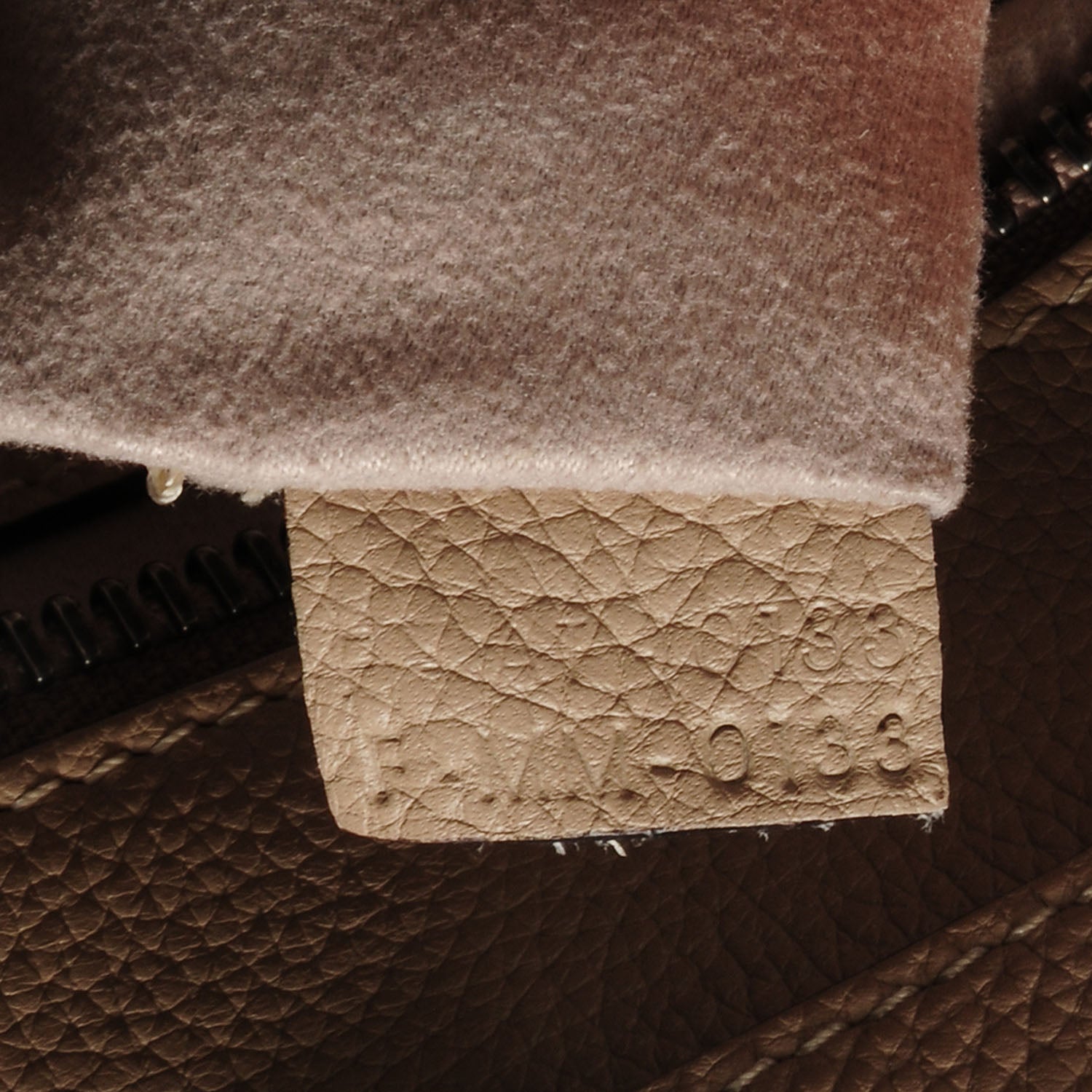 Celine Drummed Calfskin Mini Luggage Dune 11 of 11