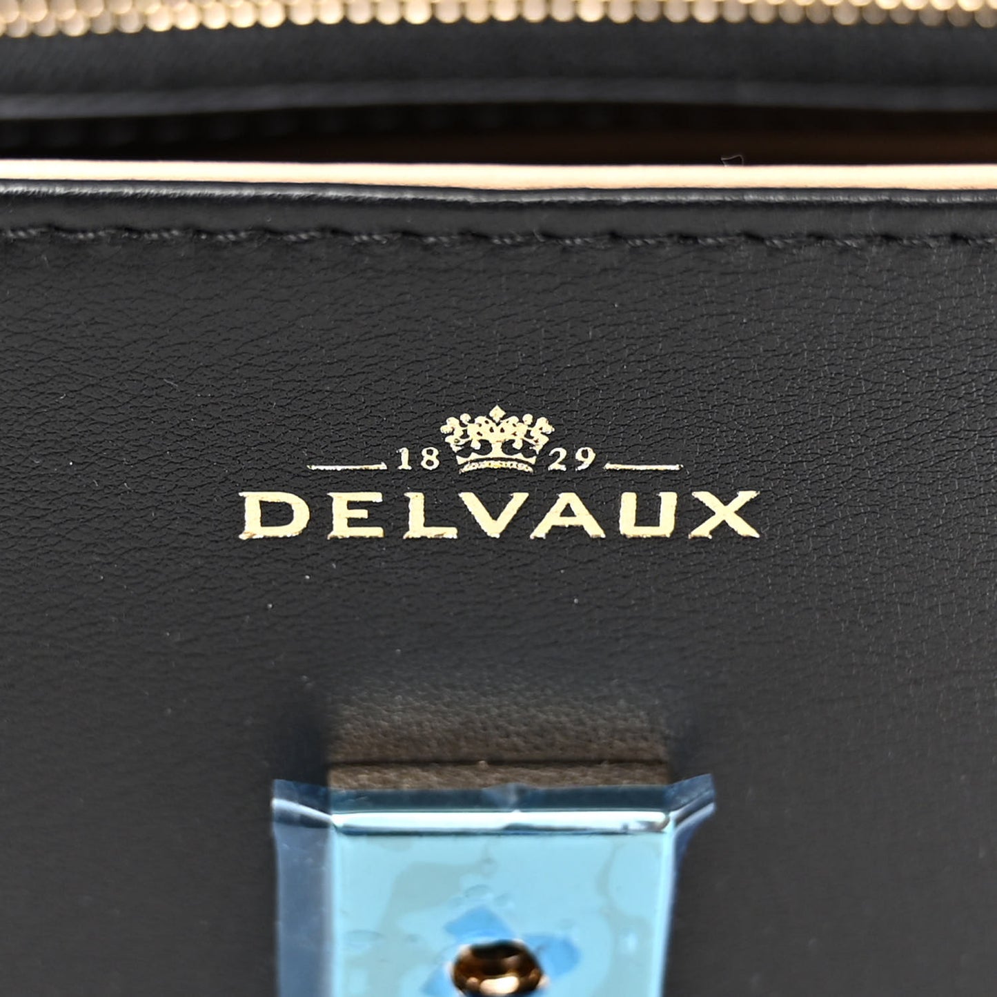 Calfskin MM Tempete Satchel Black