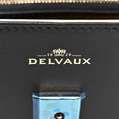 Delvaux Calfskin MM Tempete Satchel Black 6 of 11