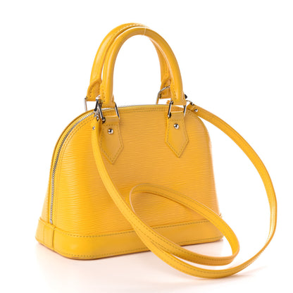 Louis Vuitton Epi Alma BB Citron 3 of 12