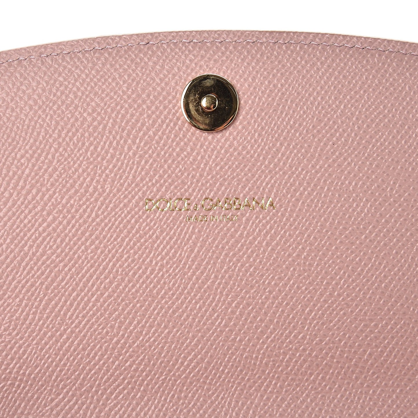 Dauphine Rose Print Wallet On Chain Pink