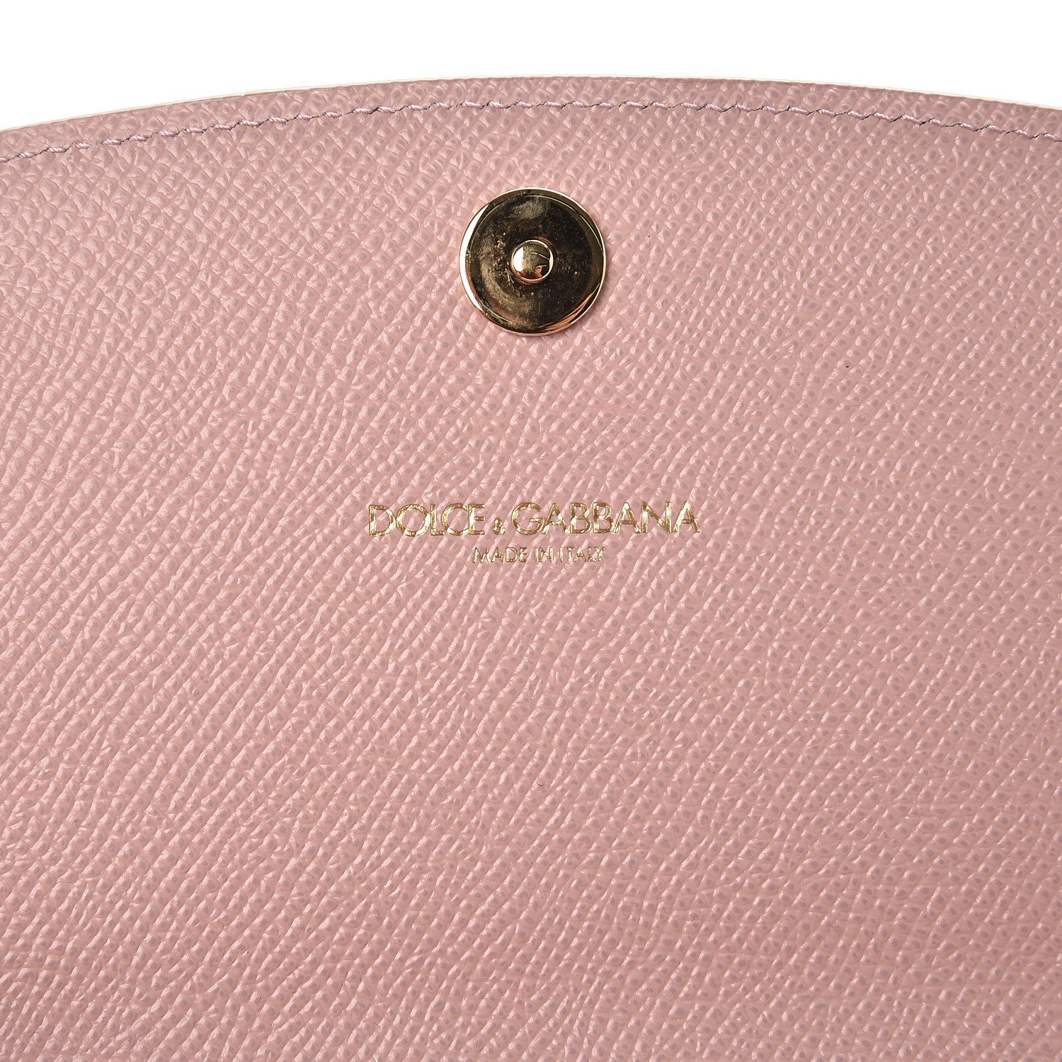 Dolce & Gabbana Dauphine Rose Print Wallet On Chain Pink 6 of 7