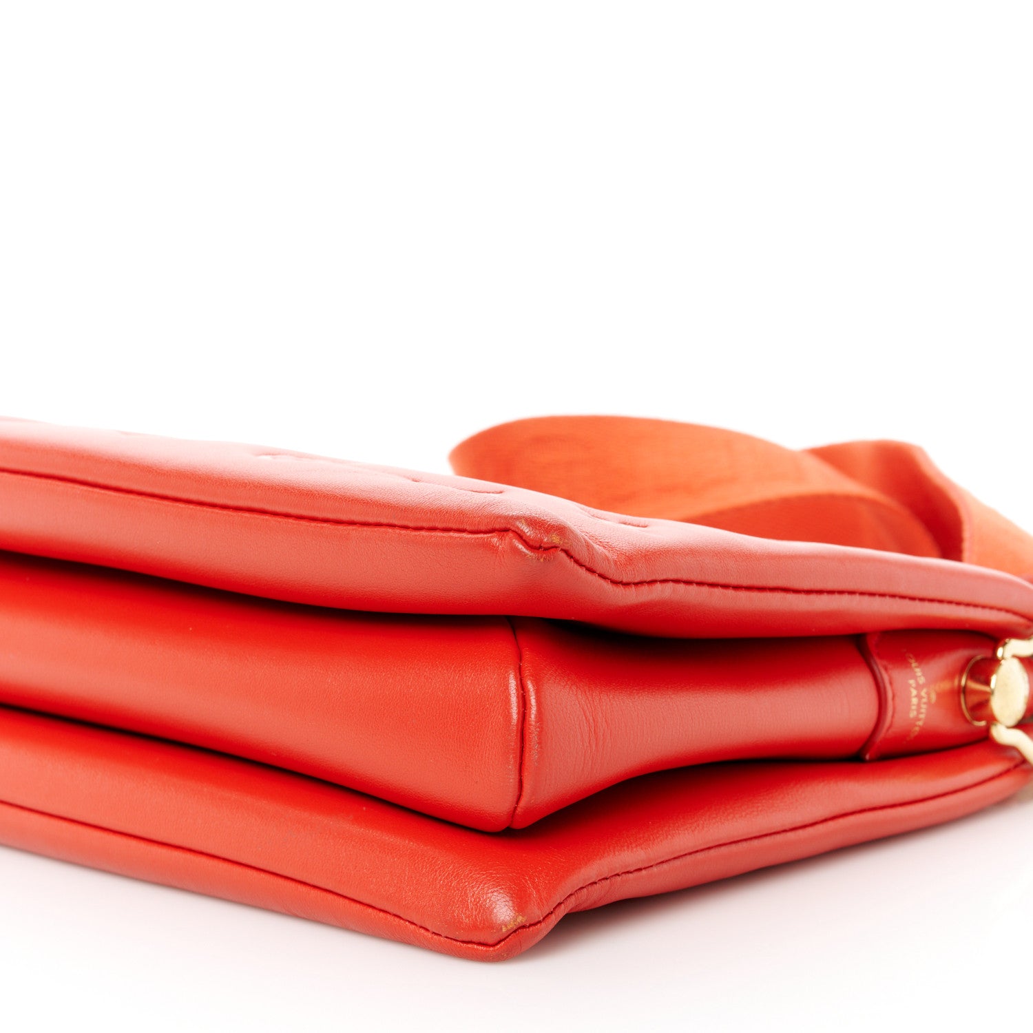 Louis Vuitton Lambskin Embossed Monogram Coussin PM Coquelicot Red 12 of 12