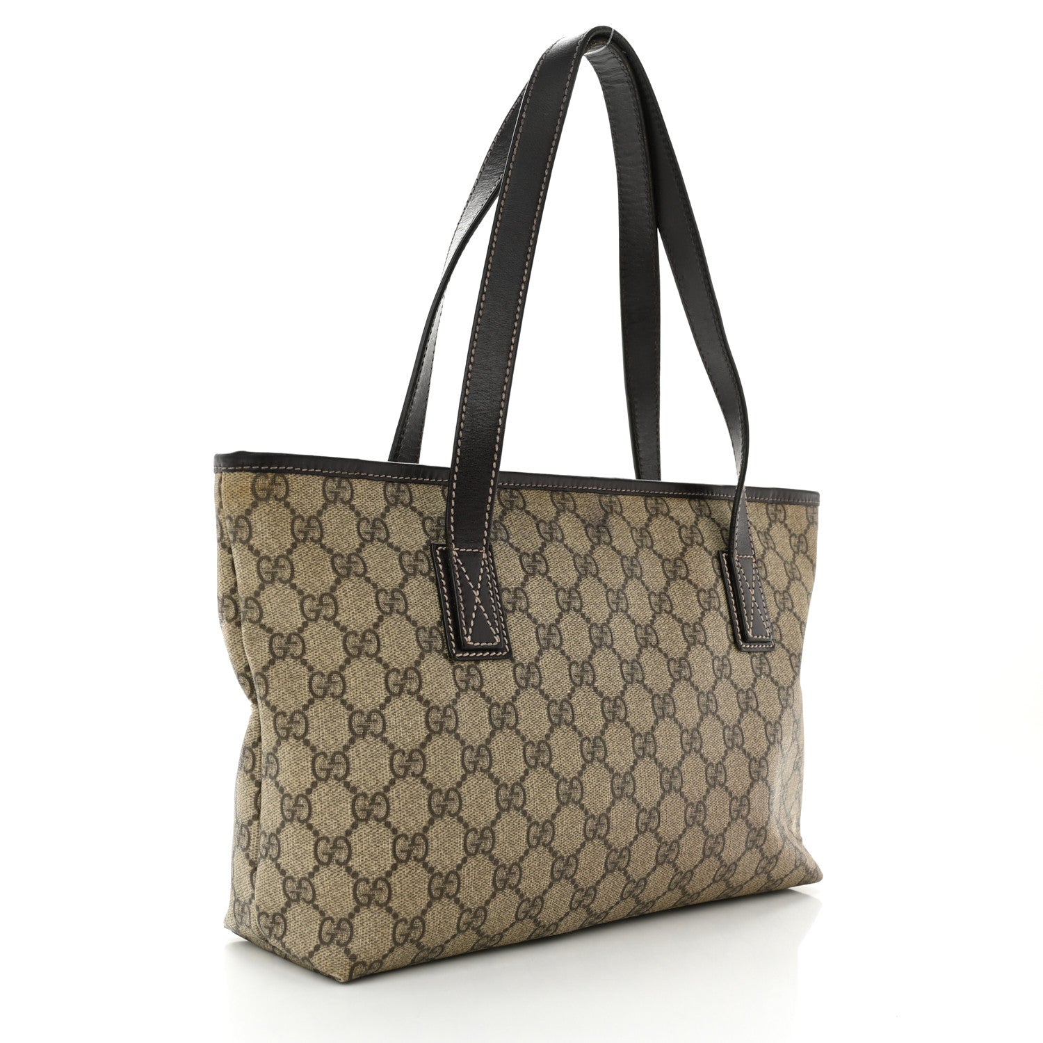 Gucci GG Supreme Monogram Small Joy Tote Dark Brown 3 of 15