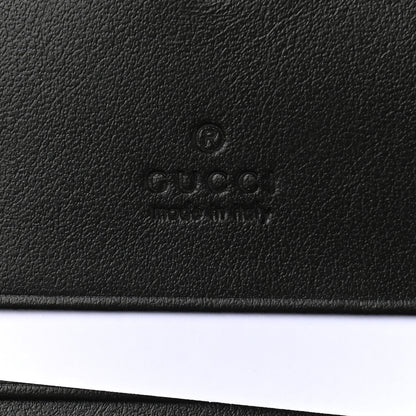 Gucci Calfskin Matelasse GG Marmont Card Case Wallet Black 6 of 7