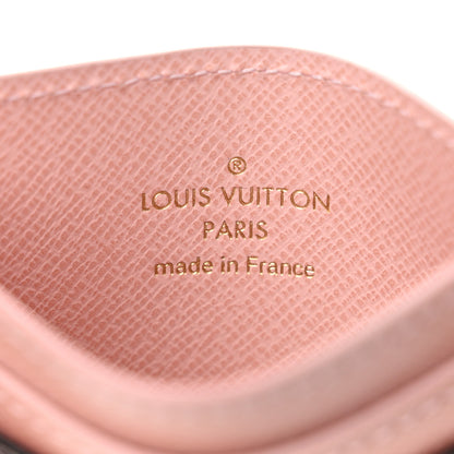 Louis Vuitton Monogram LV Charms Card Holder Rose Ballerine 6 of 6