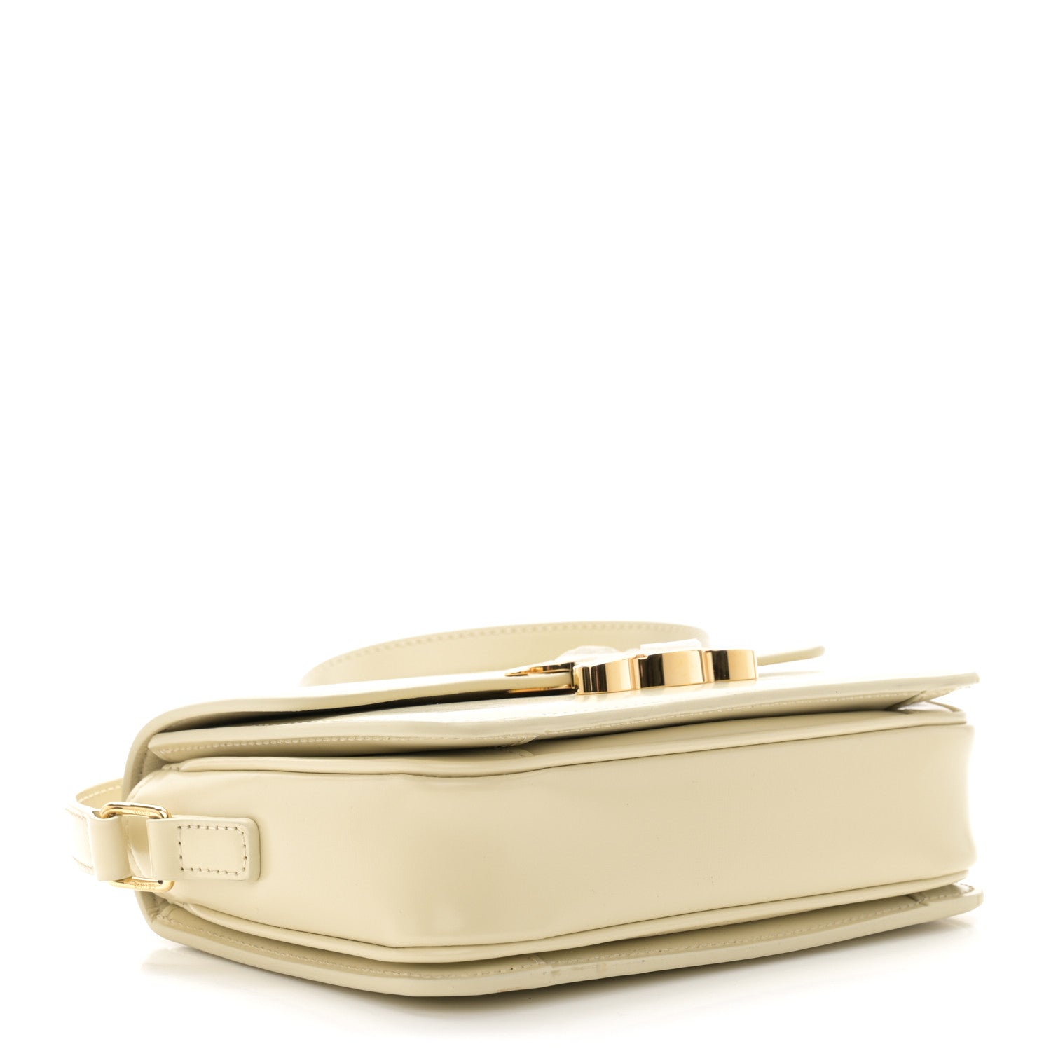Celine Shiny Calfskin Teen Triomphe Limestone 4 of 10