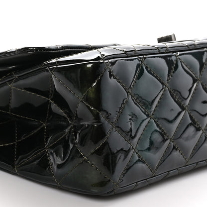Chanel Patent Quilted 2.55 Reissue 227 Flap Dark Green 9 of 10