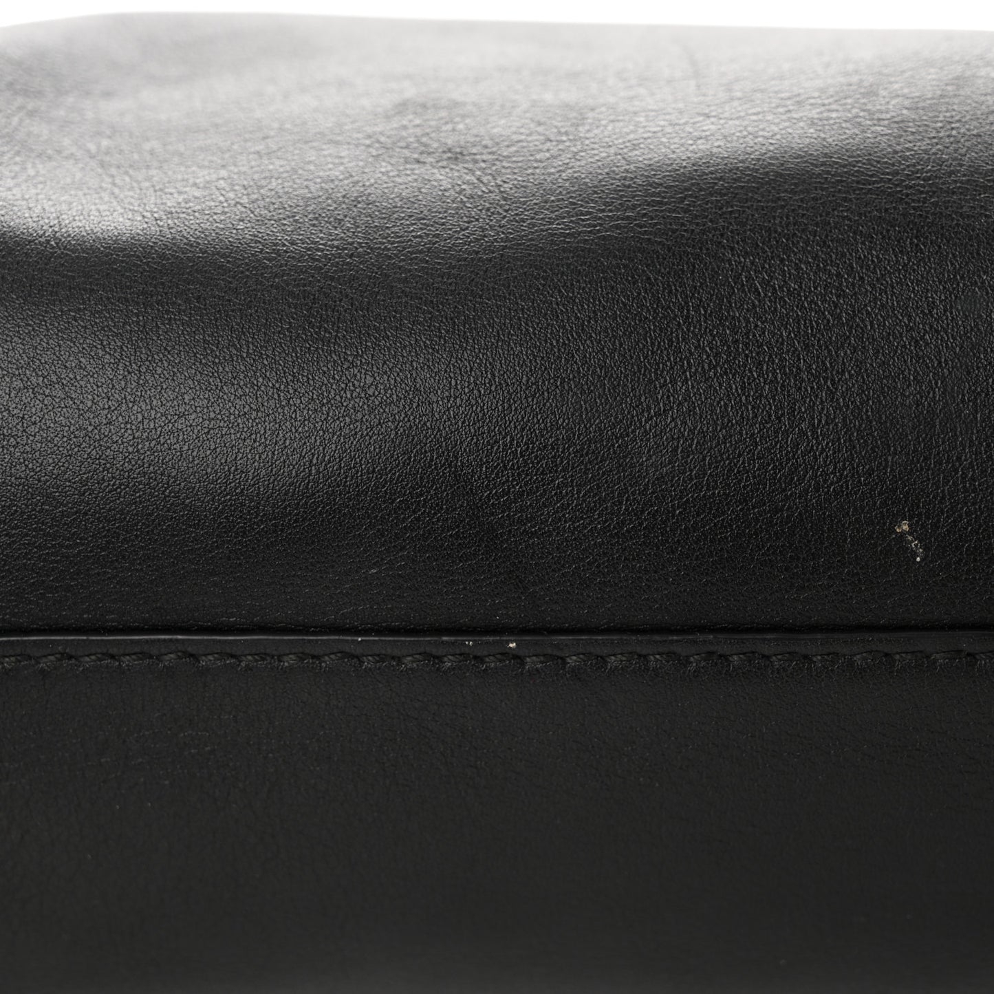Calfskin Mini Flamenco Knot Clutch Black