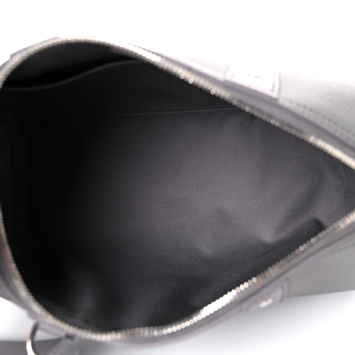 Grained Calfskin Aerogram City Keepall Gris