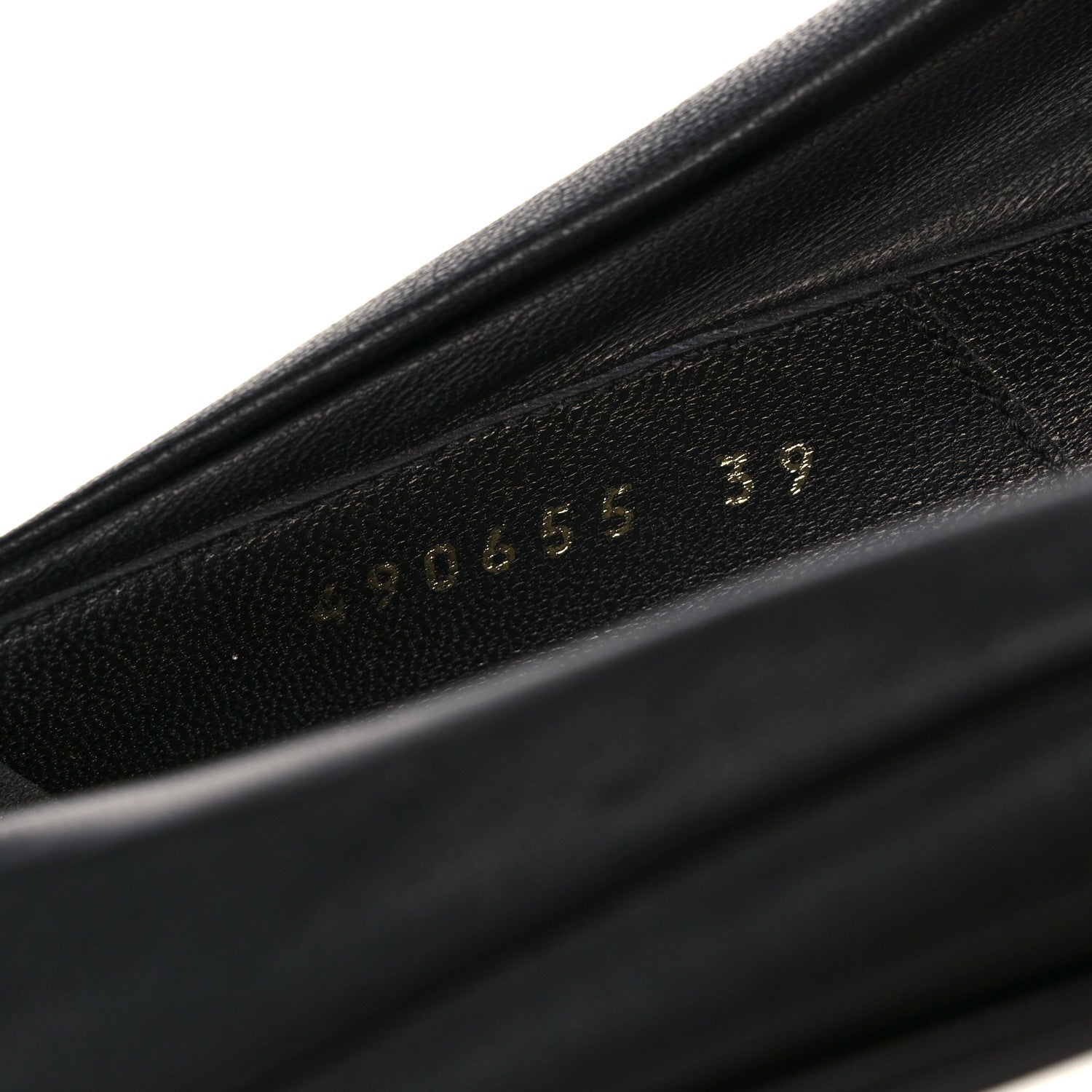 Balenciaga Lambskin Knife Pointed Pumps 39 Black 8 of 9