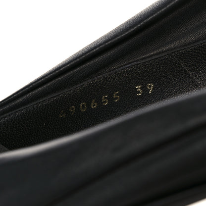 Balenciaga Lambskin Knife Pointed Pumps 39 Black 8 of 9