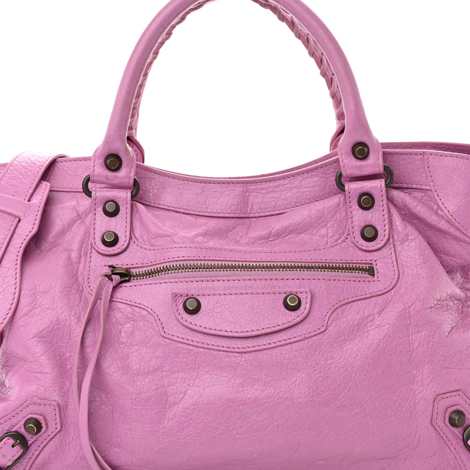 Balenciaga Agneau Classic Hardware City Rose Berlingot 7 of 15