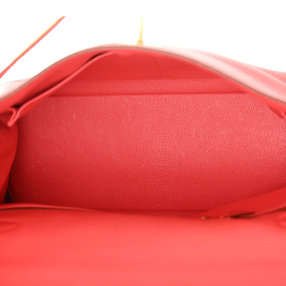 Hermes Togo Kelly Retourne 32 Rouge Pivoine 5 of 13