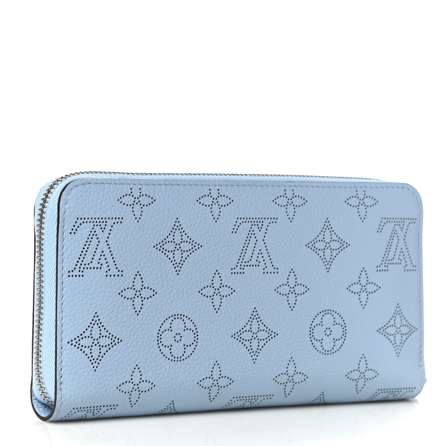 Louis Vuitton Mahina Zippy Wallet Blue Nuage 3 of 10