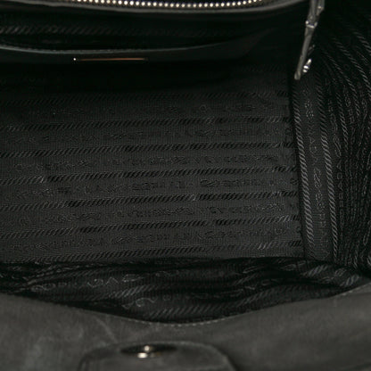 Prada Glace Calf Twin Pocket Tote Marmo 14 of 21