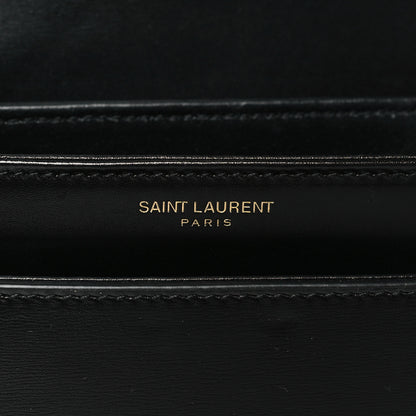 Saint Laurent Smooth Calfskin Small Solferino Satchel Black 6 of 9