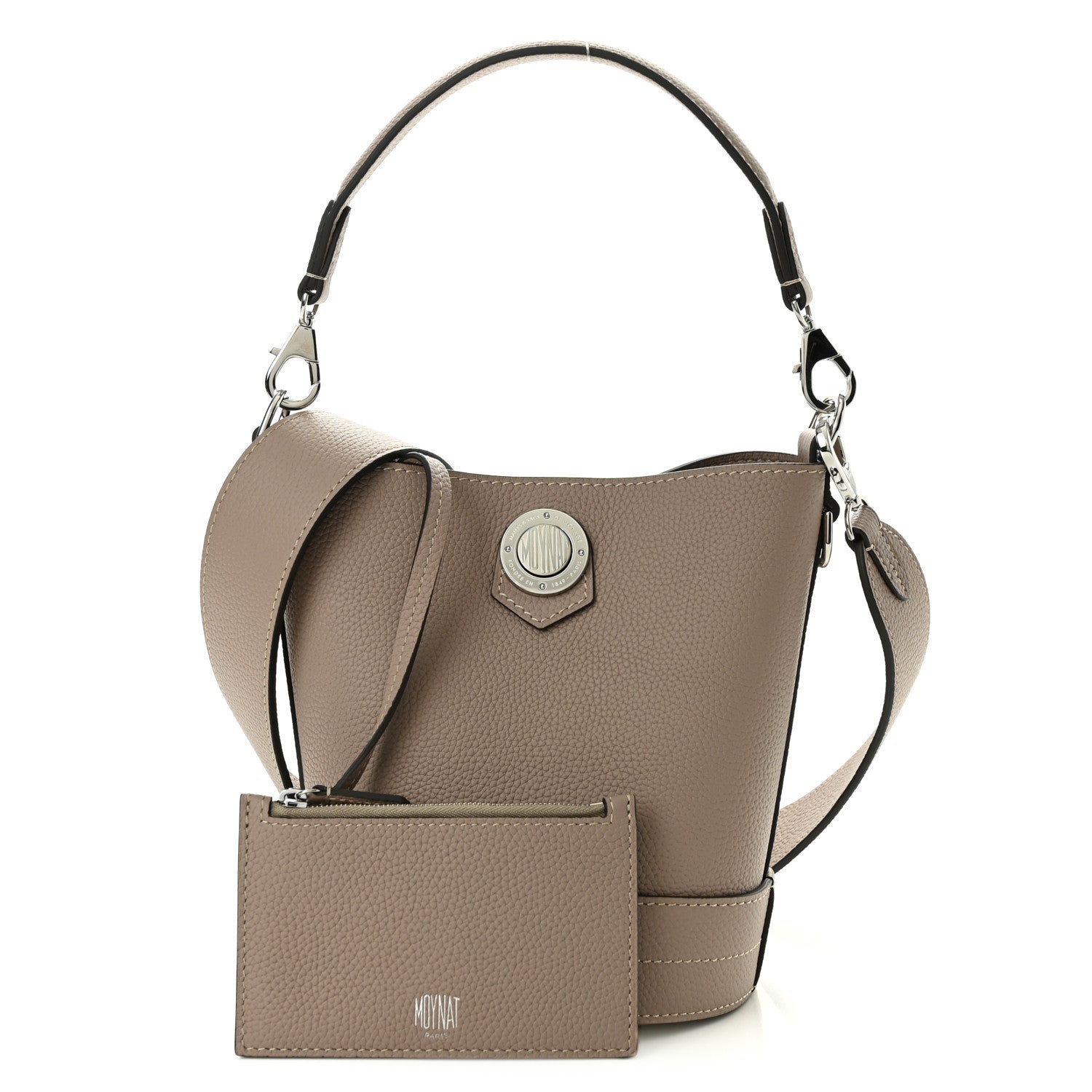 Moynat Taurillon Blush Baluchon BB Tourterelle 1 of 12