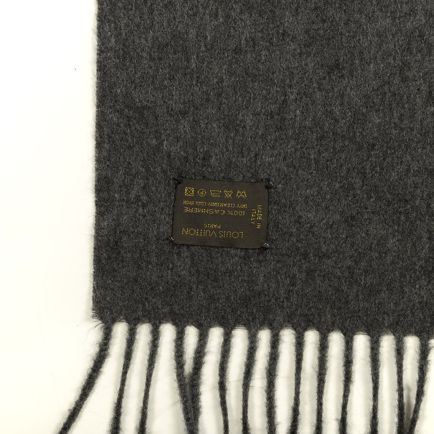 Cashmere Jhelam Muffler Scarf Grey