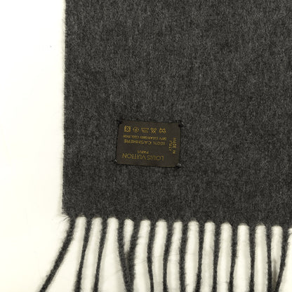 Louis Vuitton Cashmere Jhelam Muffler Scarf Grey 3 of 4