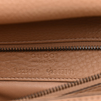 Gucci Calfskin Medium Nouveau Fringe Shoulder Bag Tan 6 of 9