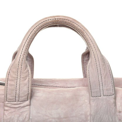 Alexander Wang Pebbled Lambskin Rocco Silver Hardware Grey 19 of 27