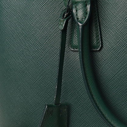 Prada Saffiano Lux Large Promenade Tote Biliardo 14 of 19