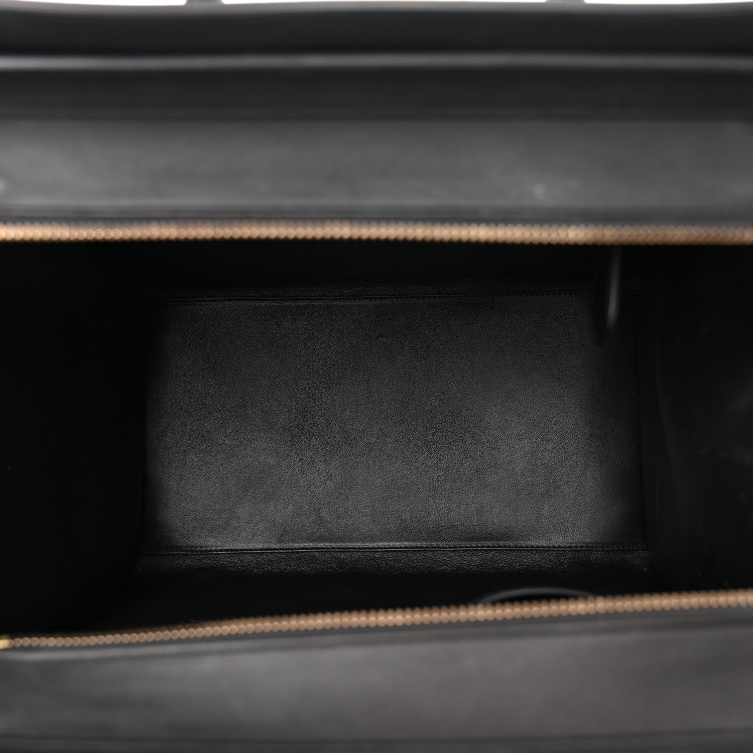 Celine Smooth Calfskin Goat Fur Mini Luggage Brown 5 of 11