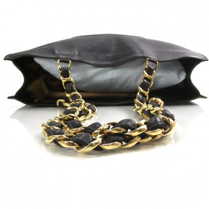 Chanel Lambskin Jumbo Shoulder Bag Black 6 of 11