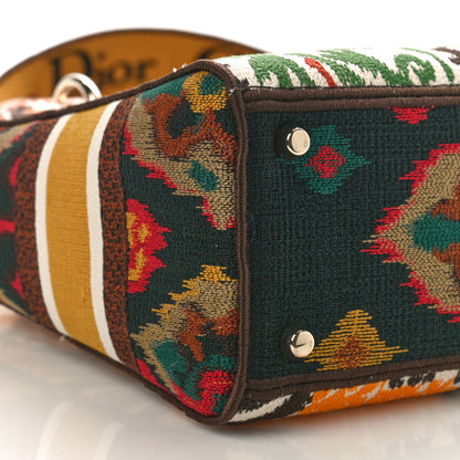 Christian Dior Canvas Embroidered Paisley Medium Lady D-Lite Multicolor 7 of 8