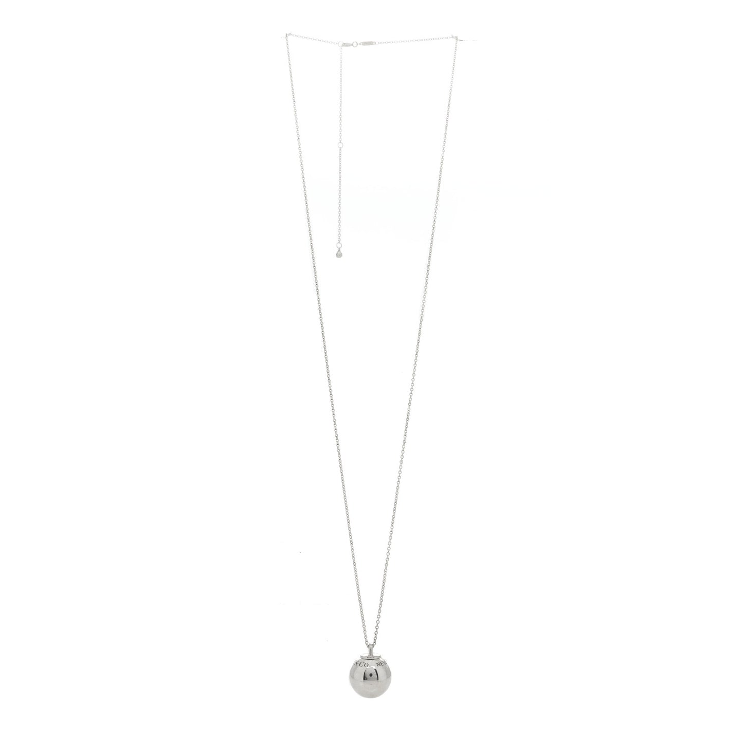Sterling Silver 19mm HardWear Ball Pendant Necklace