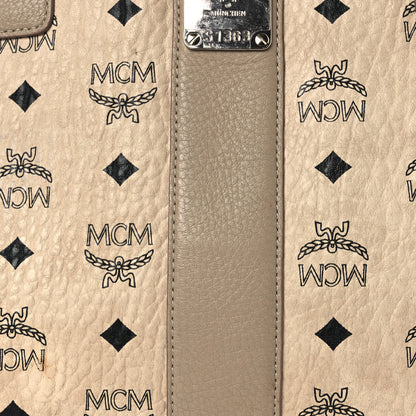 MCM Visetos Medium Liz Reversible Shopper Tote Beige 12 of 20
