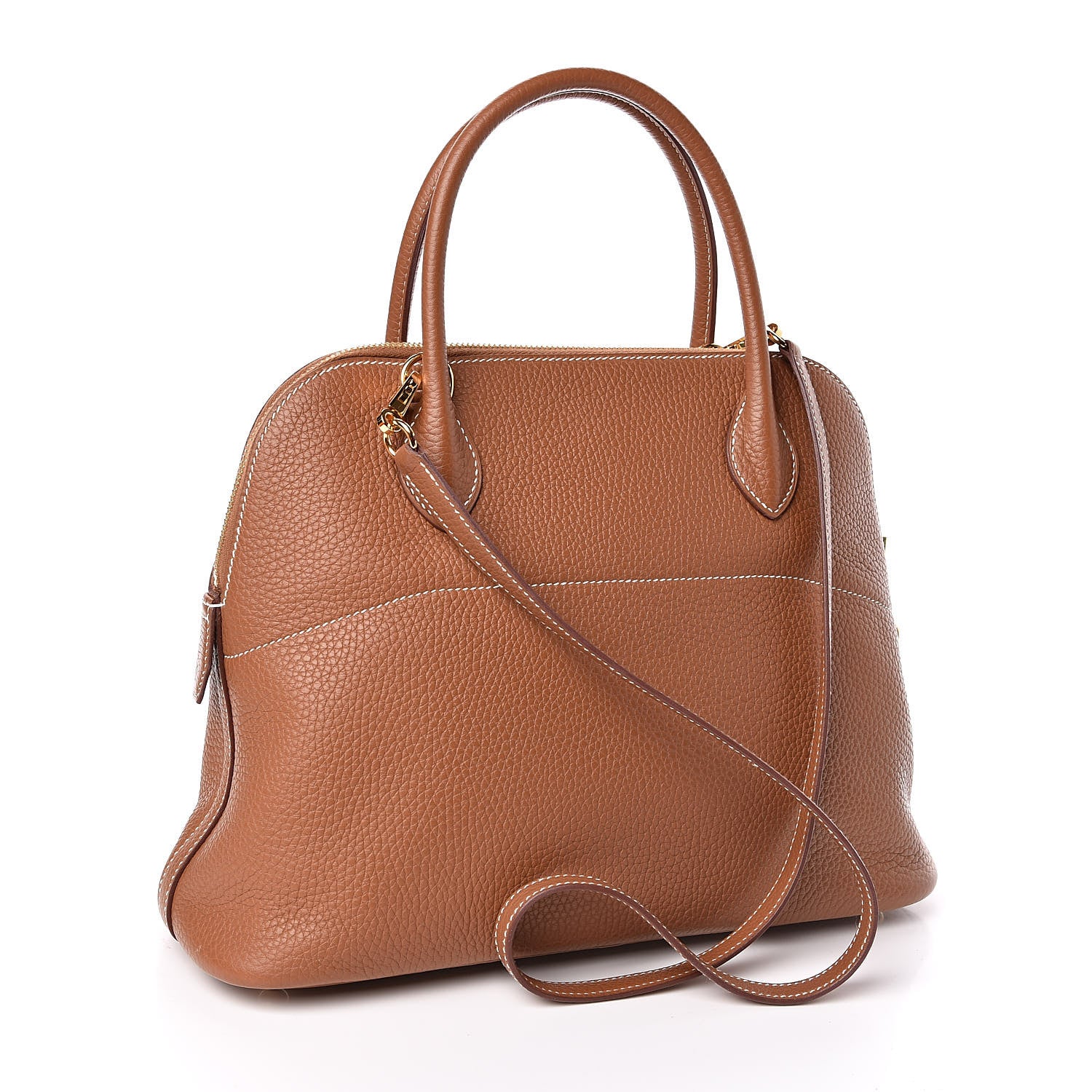 Hermes Taurillon Clemence Bolide 31 Gold 3 of 11