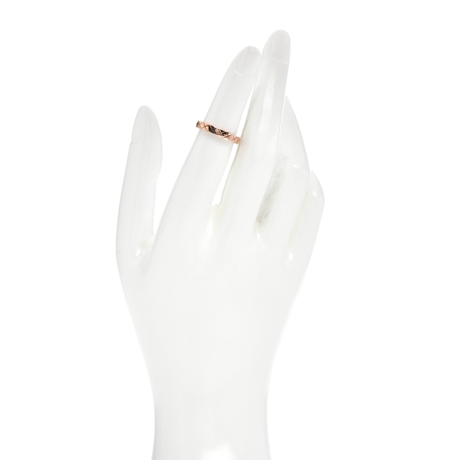 Chanel 18K Beige Gold Mini Coco Crush Ring 48 4.5 2 of 5