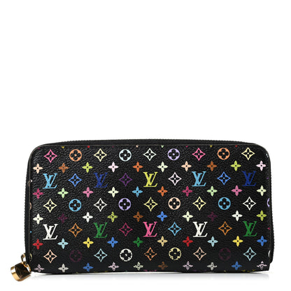 Louis Vuitton Monogram Multicolor Zippy Wallet Black 1 of 6