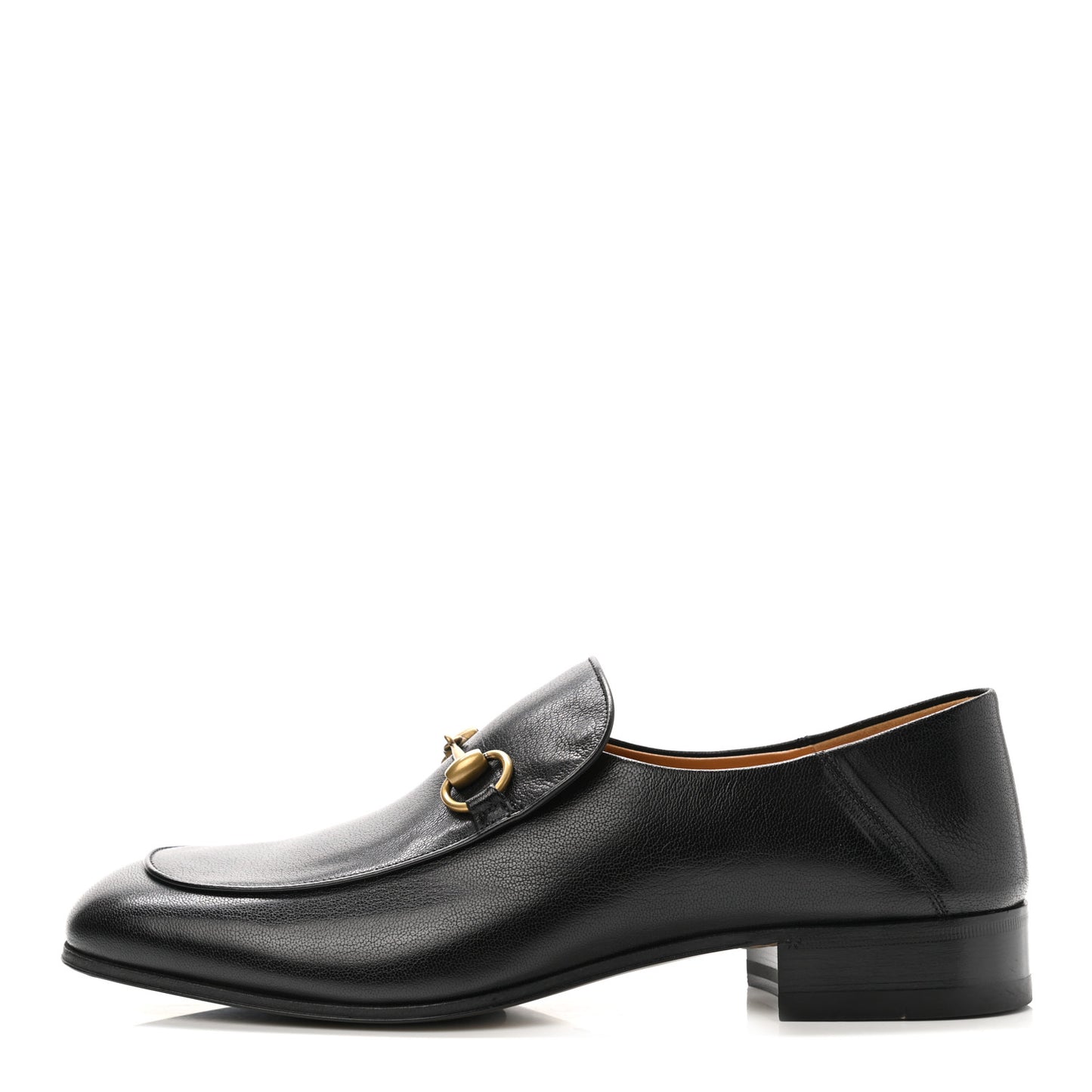 Goatskin Mens Horsebit Loafers 9 Black