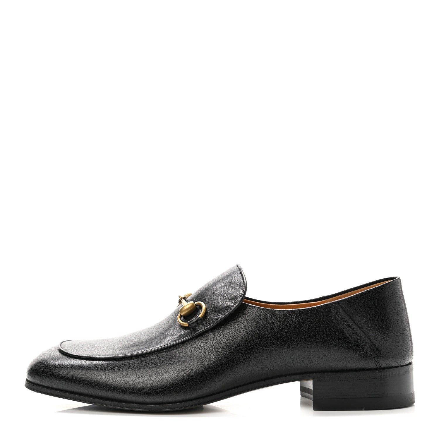 Gucci Goatskin Mens Horsebit Loafers 9 Black 1 of 8