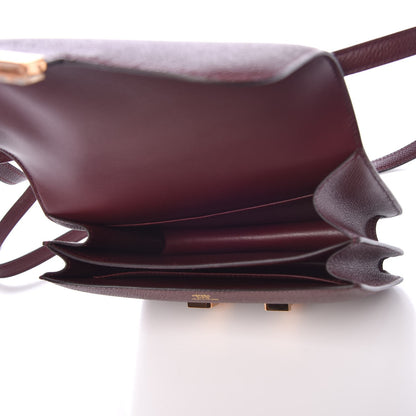 Hermes Epsom Constance 18 Bordeaux 5 of 9