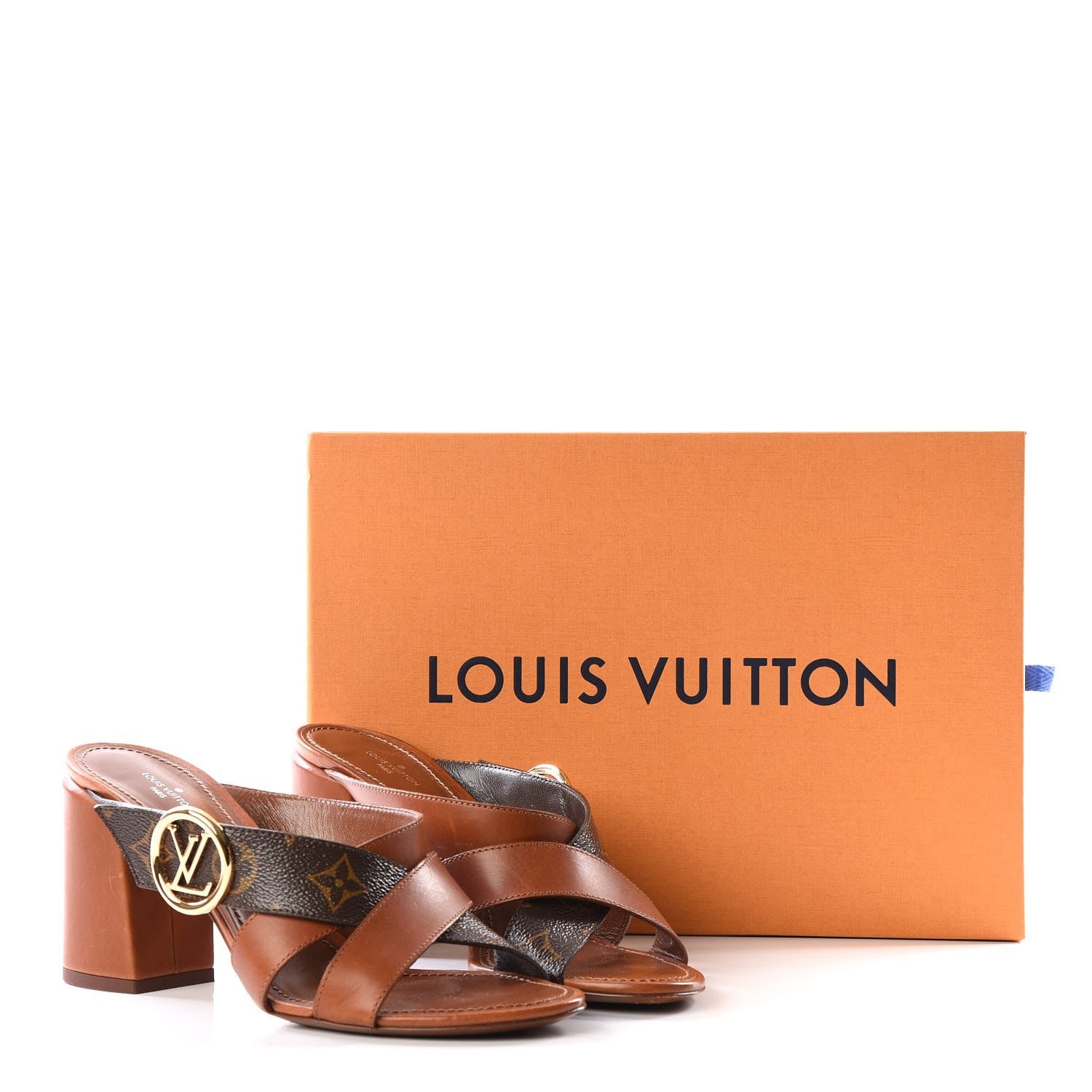 Louis Vuitton Monogram Horizon Mules 40 Cognac Brown 9 of 9