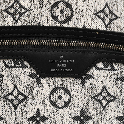 Louis Vuitton Denim Monogram Jacquard Neverfull MM Grey 8 of 12