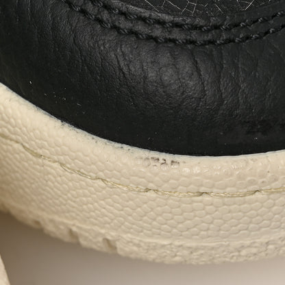 Saint Laurent Crackled Calfskin Mens Cure 05 High Top Sneakers 42.5 Black White 10 of 10