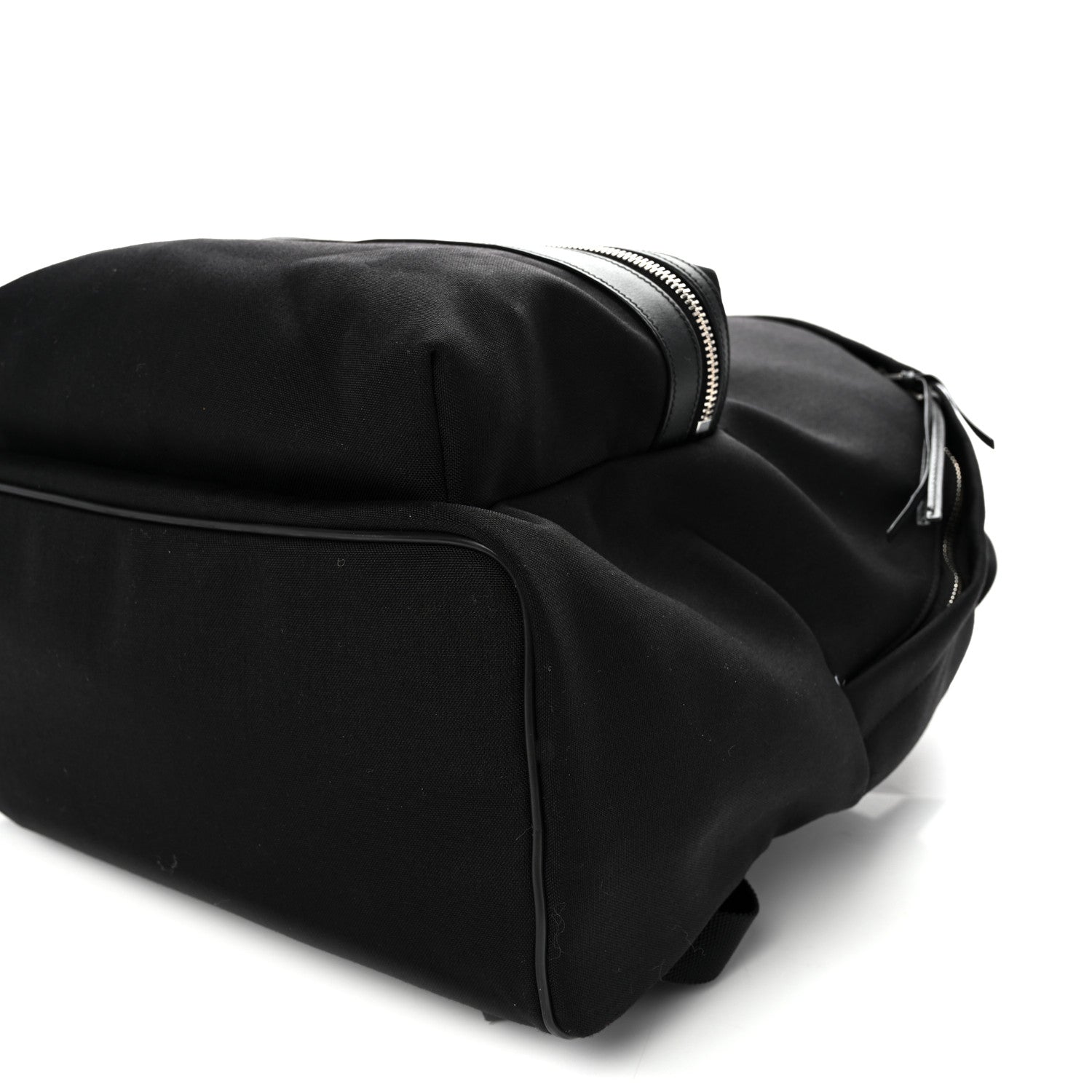 Saint Laurent Canvas City Backpack Black 10 of 11