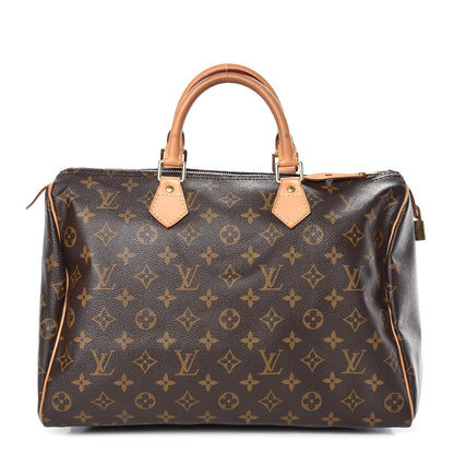 Louis Vuitton Monogram Speedy 35 1 of 19