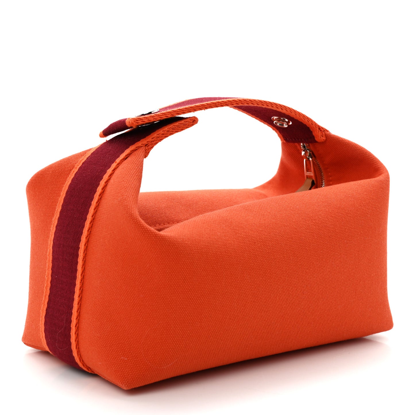 Canvas Small Bride-A-Brac Pouch Orange Burgundy