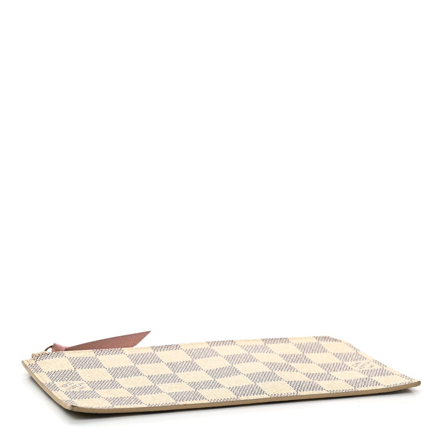 Louis Vuitton Damier Azur Felicie Chain Wallet Zippered Insert Rose Ballerine 3 of 6