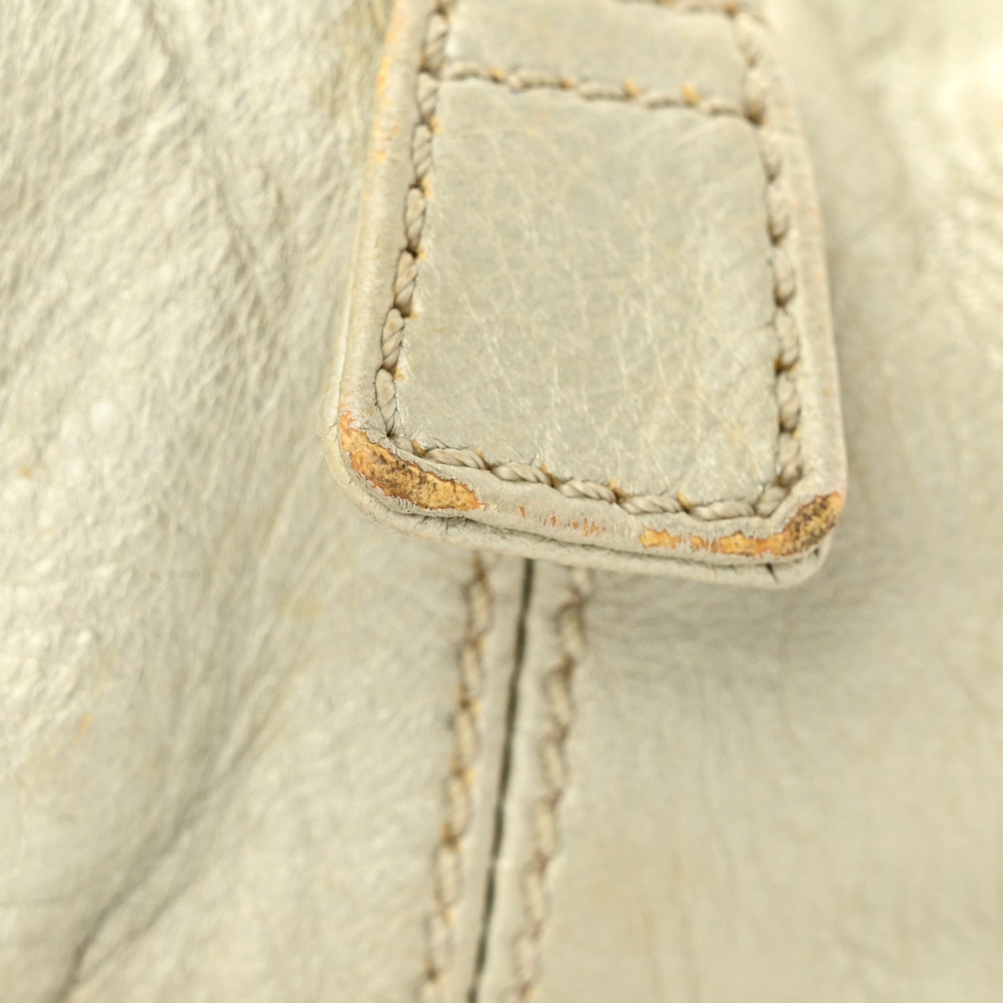 Metallic Deerskin Stitched Bowler Gold