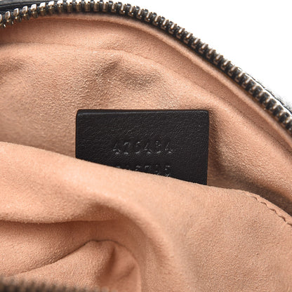 Gucci Calfskin Matelasse GG Marmont Belt Bag 75 30 Black 6 of 8